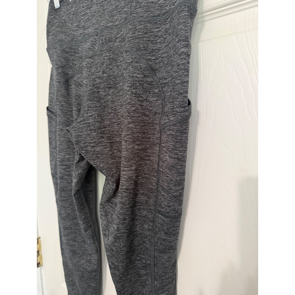 OFFLINE by Aerie The Hugger High Rise Space Dye Leggings Gray Pockets Large - Picture 4 of 6